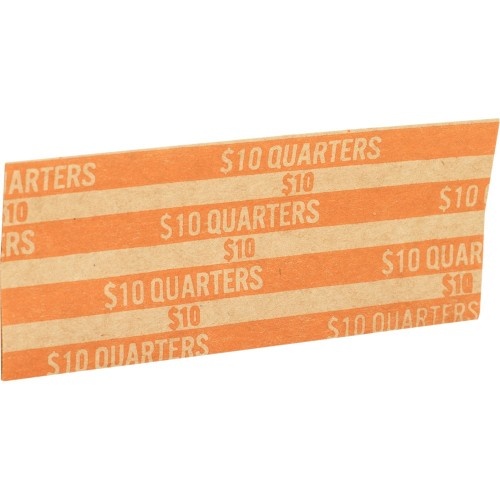 Sparco Flat Coin Wrappers, 1000/Pack, 25¢ Denomination