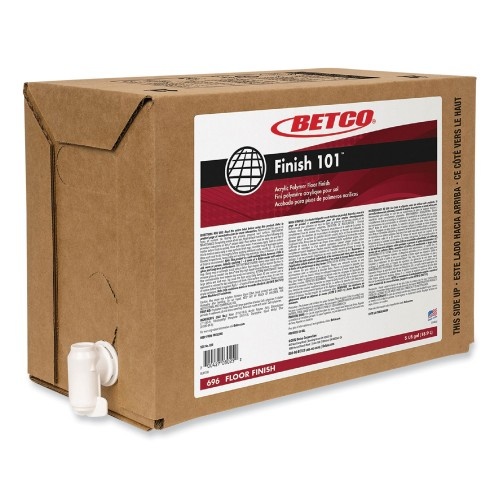 Betco Finish 101 Floor Finish, 5 Gal Bag-In-Box