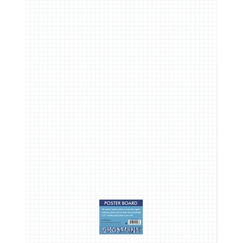 UCreate Ghostline Grid Poster Board