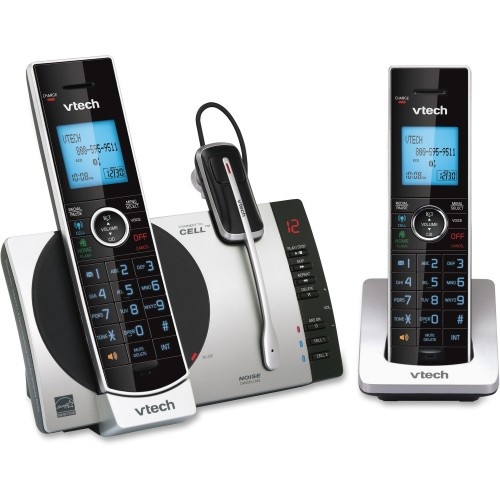 VTech DS6671-6 DECT 6.0 Connect to Cell Cordless Phone with Answering System (6 Handsets) - Thumbnail 4