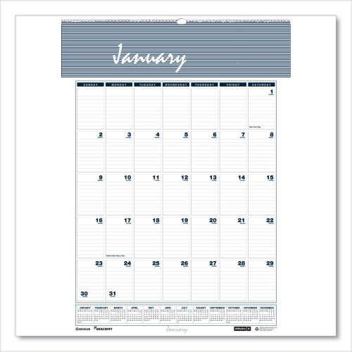 AbilityOne 751001 Skilcraft 12-Month Wall Calendar - 2025