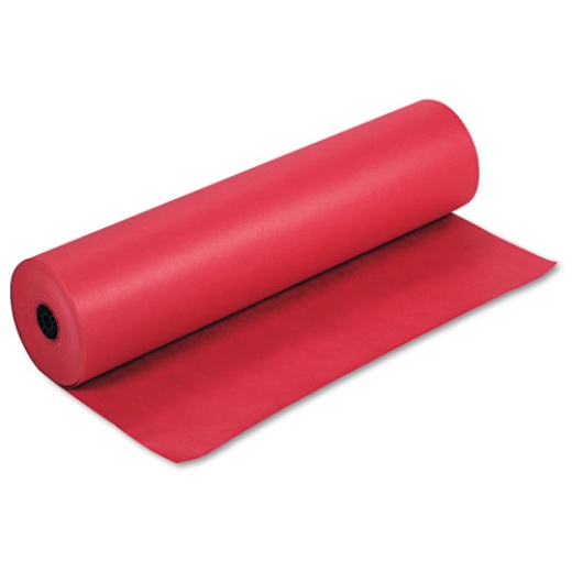 Pacon Spectra Artkraft Duo-Finish Paper, 48 Lb Text Weight, 36" x 1,000 Ft, Scarlet