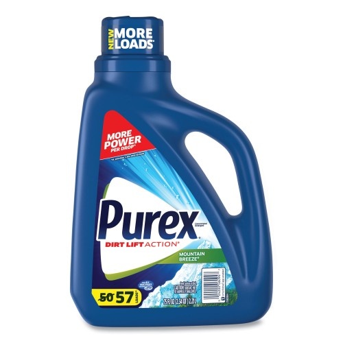 Purex Liquid Laundry Detergent, Mountain Breeze, 75 Oz Bottle