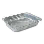 Aluminum Loaf Pans, 2 lb, 8.69 x 4.56 x 2.38, 500/Carton