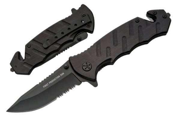 Rite Edge 300137 - Black Pocket Folding Knife