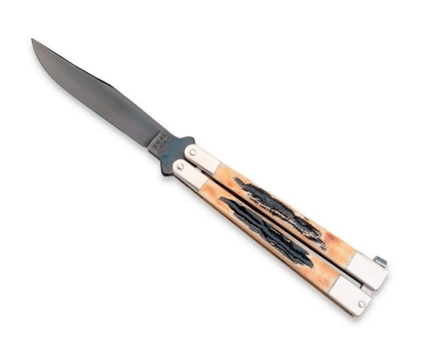 Bear & Son 517 - 5" Genuine India Stag Bone™ Butterfly