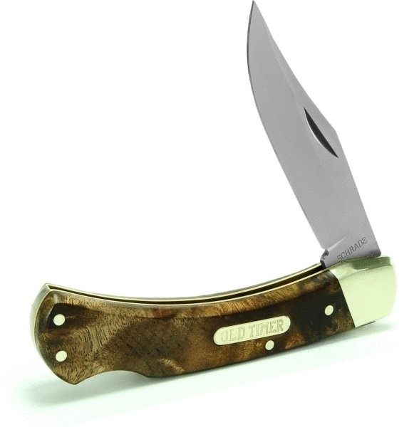 Schrade Old Timer 6Otw - Golden Bear Lockback Folding Knife