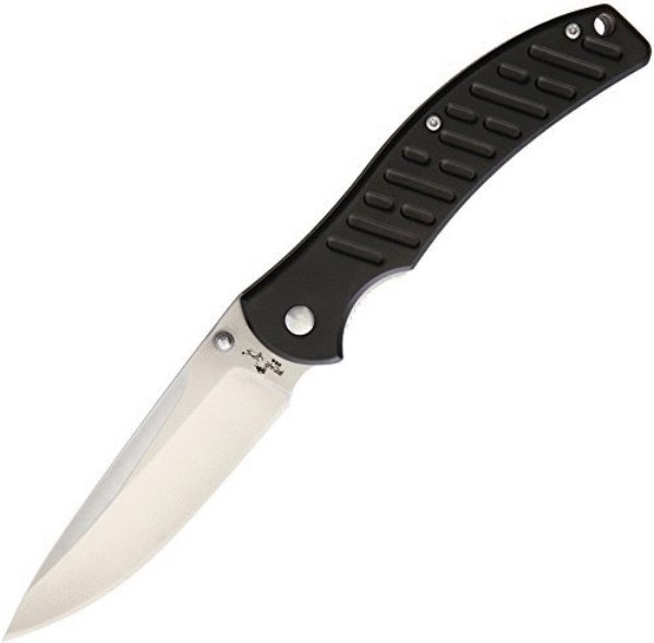 Bear & Son - 4 1/4 Inch Black Aluminum Assisted Opening