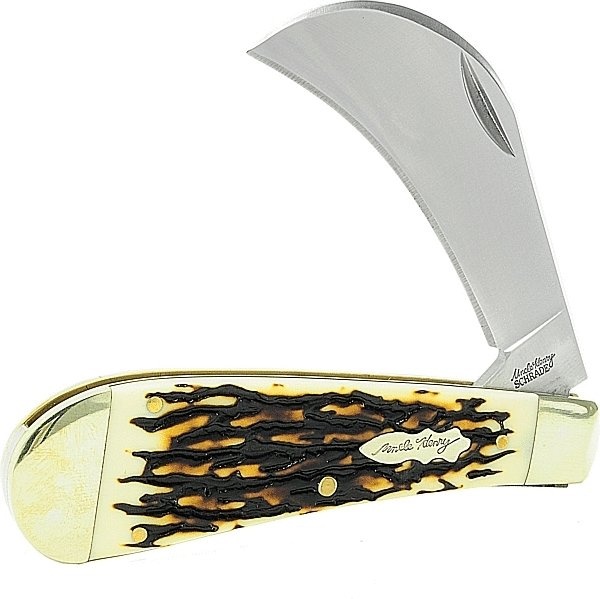 Schrade 16Uh - Hawkbill Pruner Folding Pocket Knife