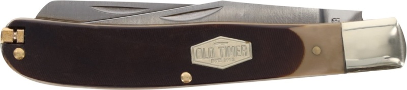Schrade Old Timer 96Ot - Bearhead Trapper Folding Pocket Knife