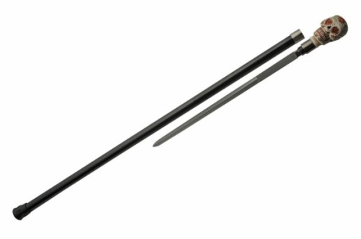Rite Edge - 35 In. Sugar Skull Cane W/ Removable Blade