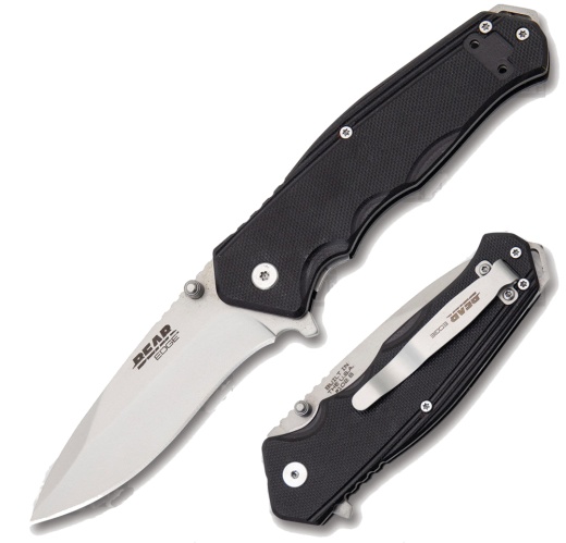 4 1/2 In. Black G10 Sideliner W/Trigger And Ball Bearing Washers