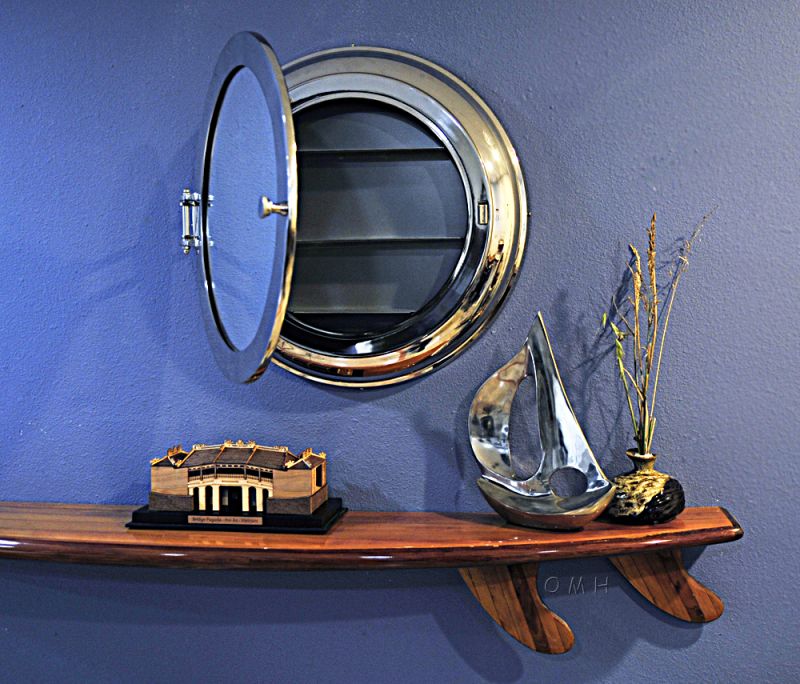 Aluminum Wall Mirror With Storage