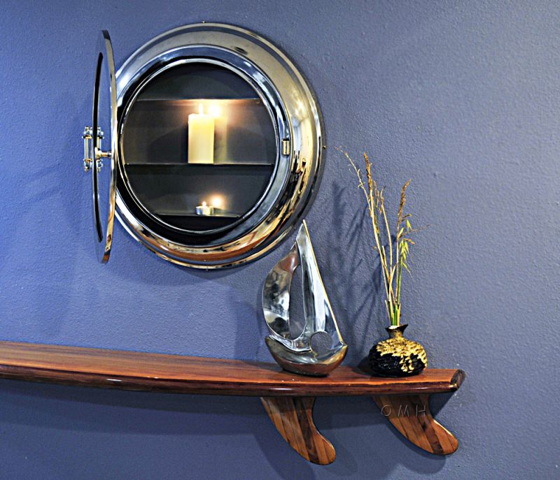 Aluminum Wall Mirror With Storage