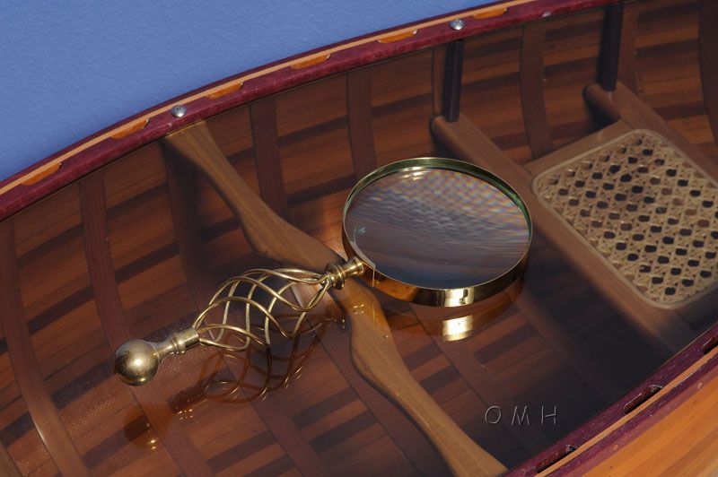 Magnifier In Wood Box- 5 Inches