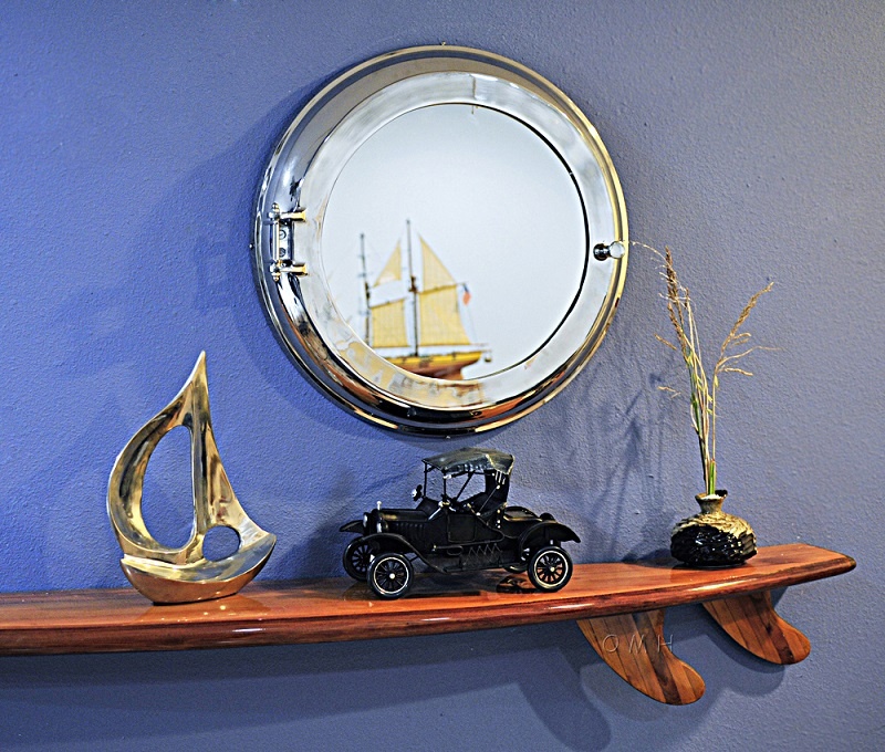 Aluminum Wall Mirror With Storage