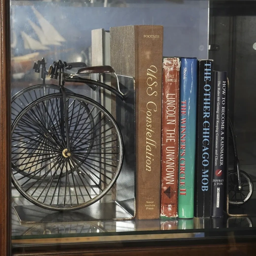 1870 The High Wheeler Bookend