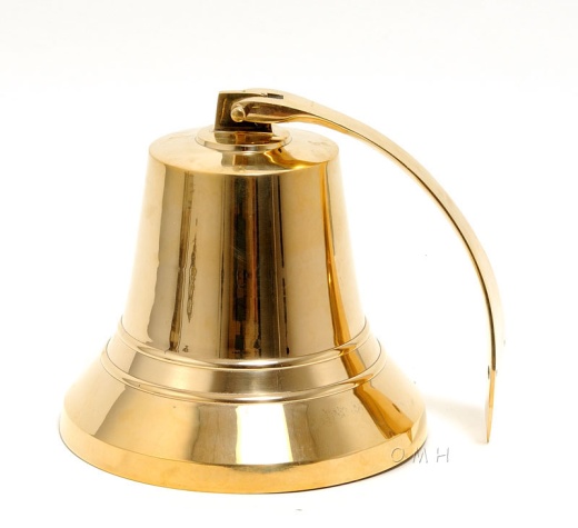 Ship Bell - 10 Inches Golden Brass Decorative Bell