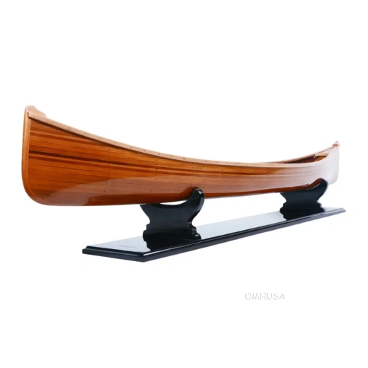 Canoe Model - A Masterpiece of Wooden Boat Craftsmanship