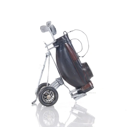 Black Golf Bag - Elevate Your Home Decor with Vintage Charm