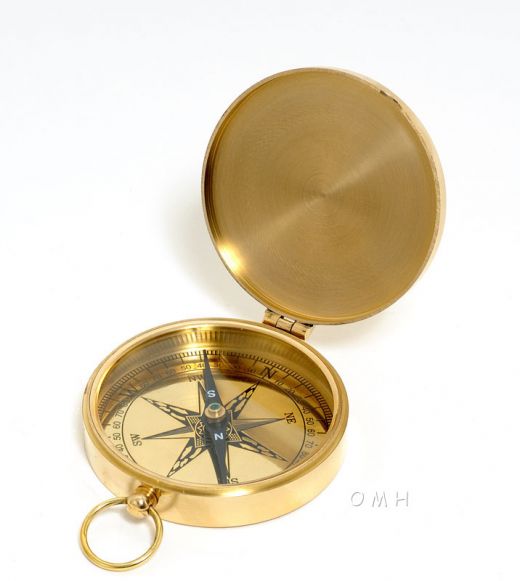 Lid Compass Brass