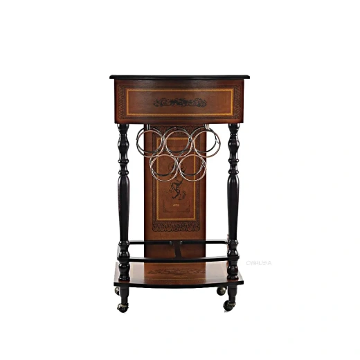 Wine Cabinet with Nautical Vintage Design