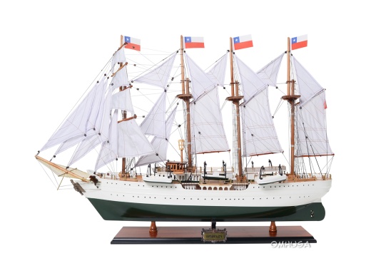 Esmeralda Painted Model Ship