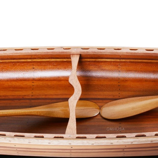Canoe Model - A Masterpiece of Wooden Boat Craftsmanship