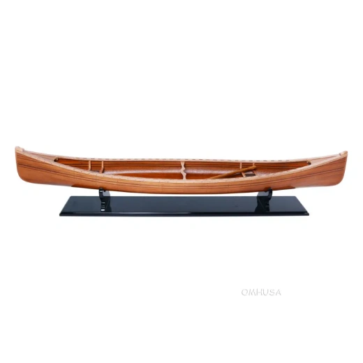 Canoe Model - A Masterpiece of Wooden Boat Craftsmanship
