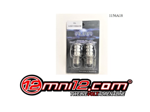 Omni12 Interior Led Pair Ba155 1156 Single Pole 18 Chip Led Bulb Pair