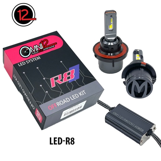 Omni12 Upgraded R8 Led Headlight Kit