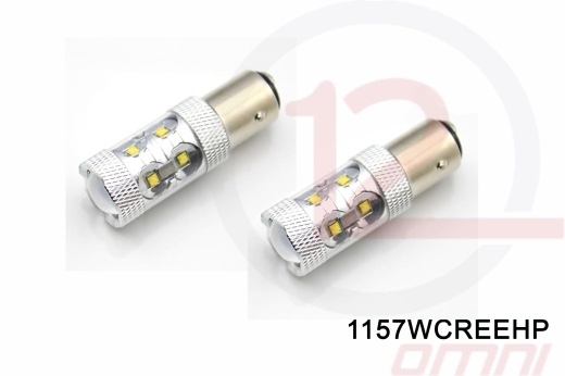 Omni12 1157 White LED 12 Cree Chip