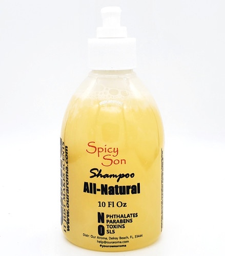 Aroma Spicy Son All Natural Shampoo With Keratin & Argan Oil