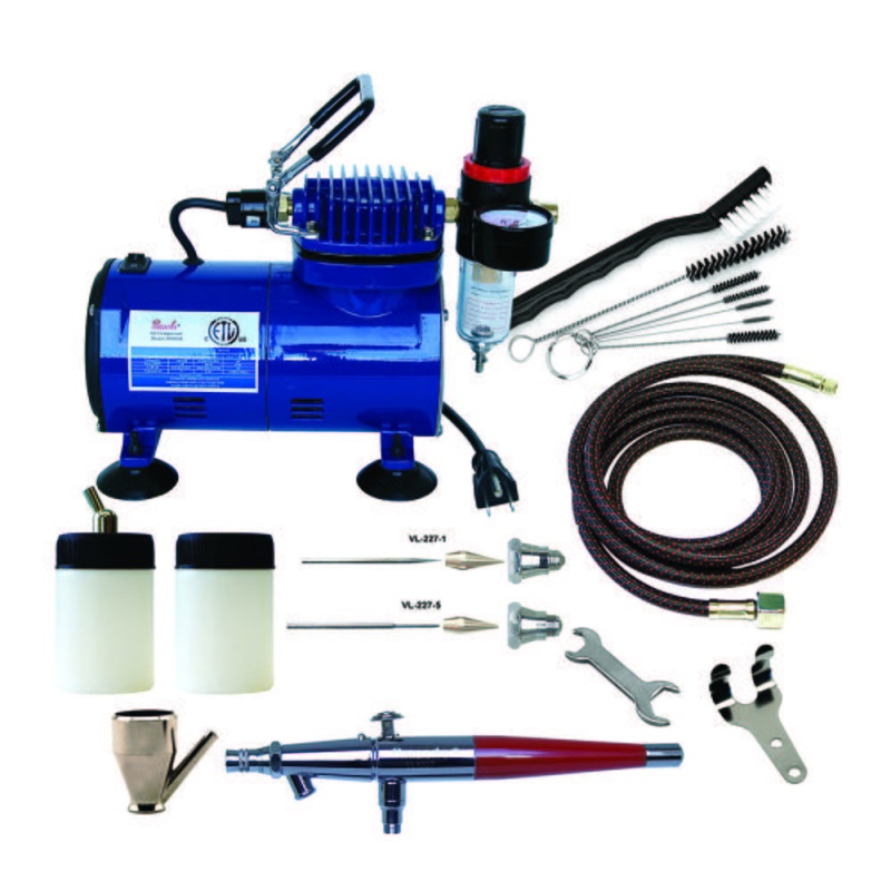 Paasche VL-100D Double Action Airbrush and Compressor Package