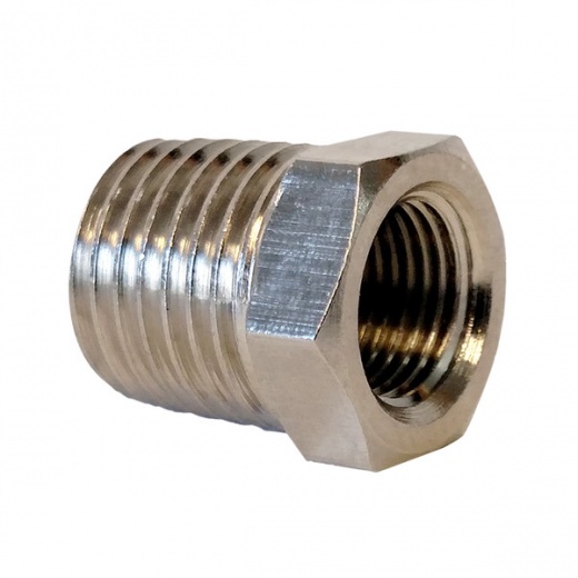 Adapter. 1/4 Npt Male To 1/8 Bsp Female