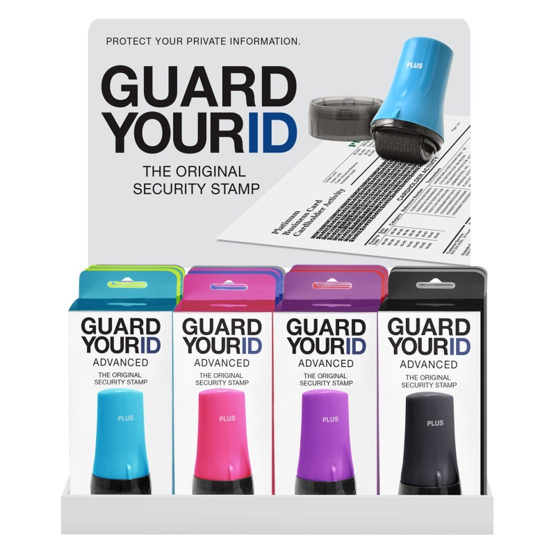 Gyid - Guard Your Id Advanced Roller 20 Unit Filled Display Assorted Colors