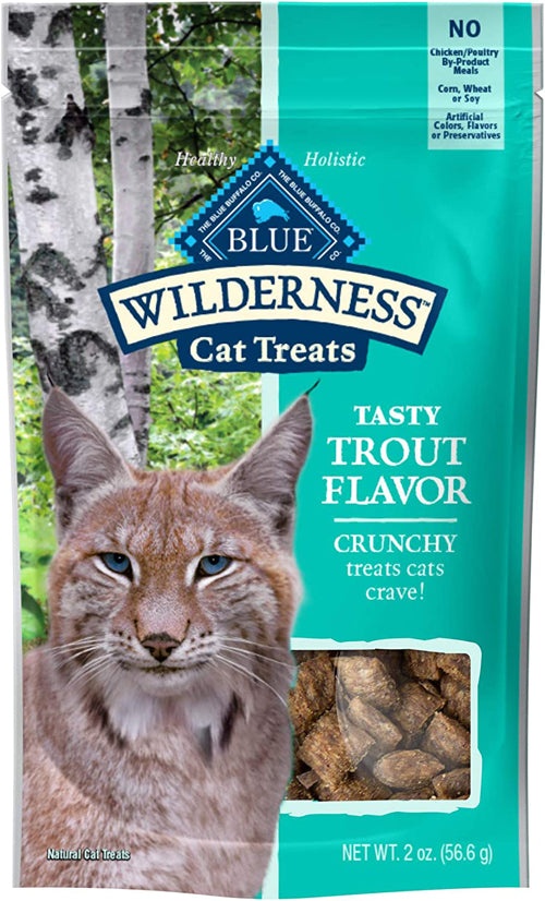 Blue Wilderness Cat Crunchy Trout 2Oz