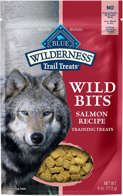 Blue Wilderness Trail Bits Salmon 4Oz - Healthy Treats for Dogs of All Ages