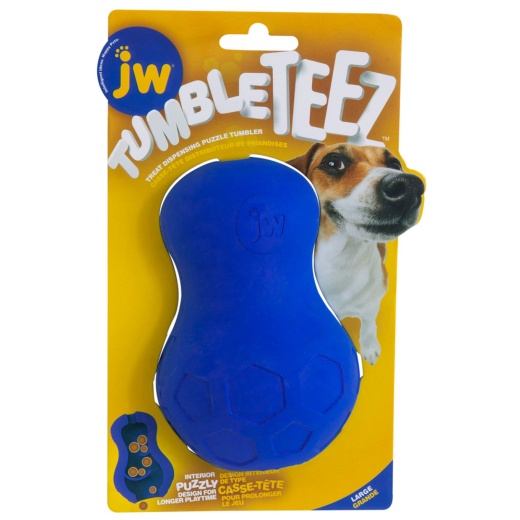 Jw Pet Tumble Teez Dog Toy 1Ea-Lg: Interactive Brain Teaser for Dogs