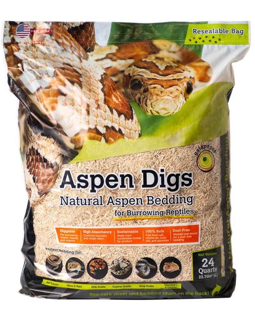 Galapagos Aspen Digs Natural Aspen Bedding Substrate