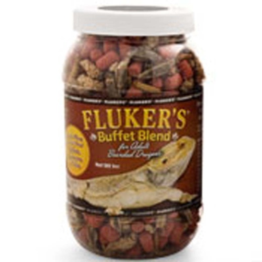 Flukers Buffet Blend Adult Bearded Dragon Formula Freeze Dried Food 2.9 Oz