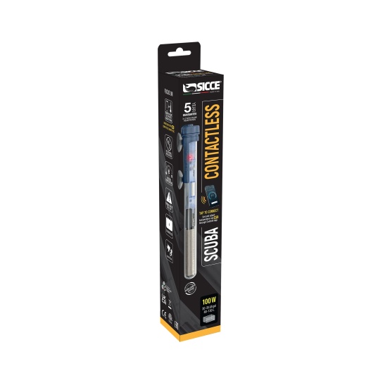 Sicce Scuba Contactless Submersible Heater 1Ea/100 w