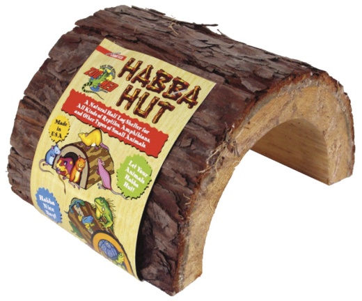 Zoo Med Habba Hut Terrarium Hideaway - Large Brown