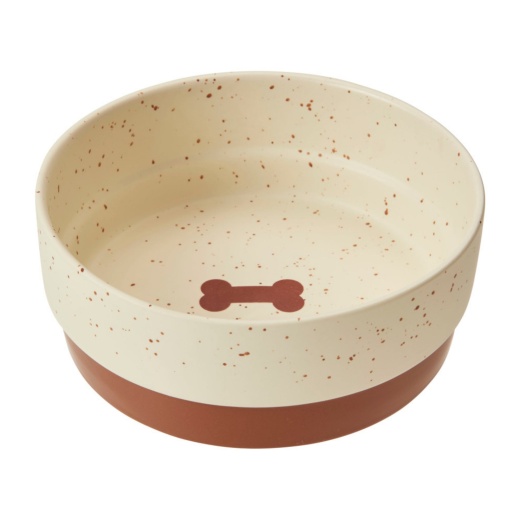 Spot Sedona Dog Dish Chestnut Brown, 1Ea/7 In