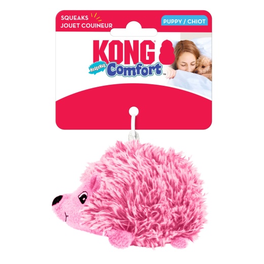 Kong Comfort Hedgehug Puppy Dog Toy Assorted 1Ea/Xs