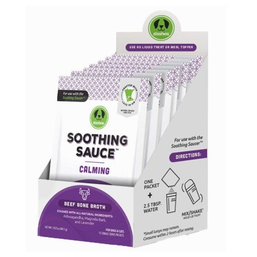 Stashios Soothing Sauce Pdq Calming Beef - 15 Pieces