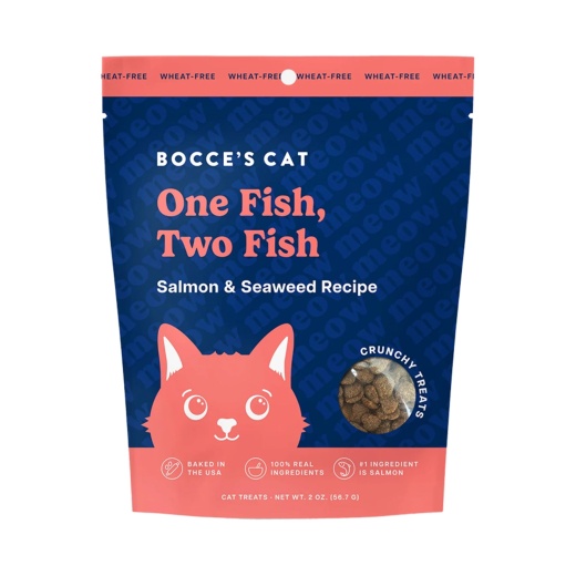 Bocces Bakery Cat Crunchy 1 Fish 2 Fish 2Oz. (Pack Of 3)