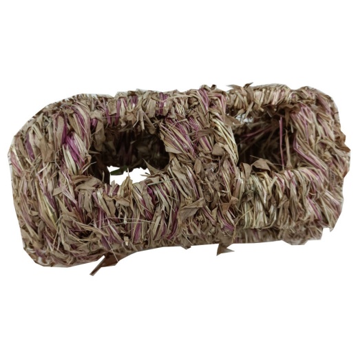 A&E Cage's Small Animal Multihole Grass Play Tunnel Natural; 1Ea