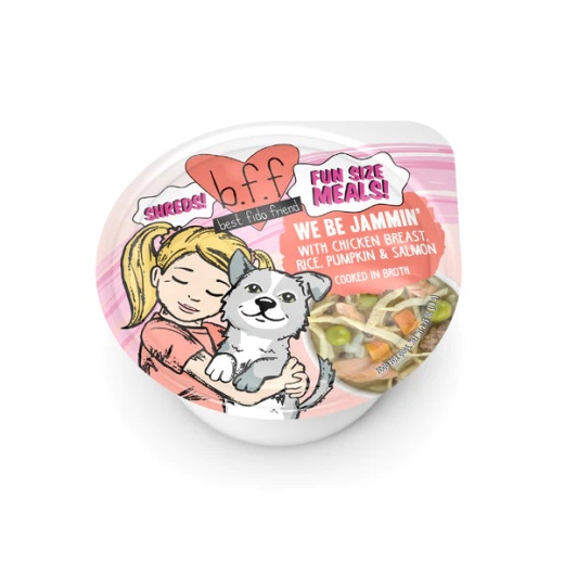 Bff Dog We Be Jammin' Chicken, Rice, Pumpkin & Salmon Cup 2.7Oz