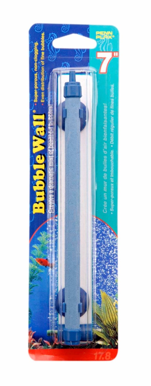 Penn-Plax Air Bubble Wall Blue 1Ea/7 In - Bubble Diffuser for Aquariums